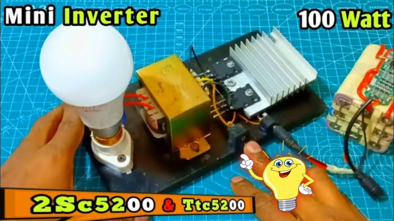 Inverter Kaise Banaye || How To Make Mini Inverter At Home - YouTube