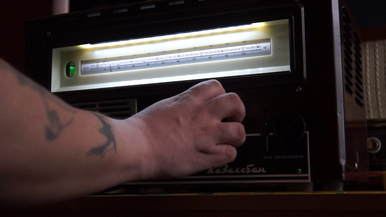 Ламповый приемник Казахстан модернизированый под прием св-кв и ...