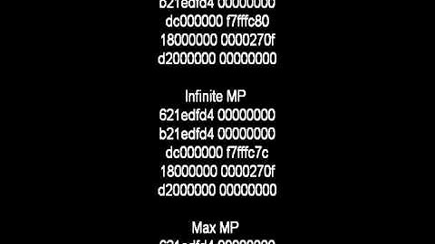 Action Replay Codes for Blue Dragon: Awakened Shadow (us) 100% working