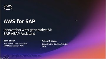 Accelerate SAP ABAP development and documentation with generative AI | Amazon Web Services