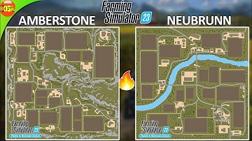 🔥FS23 Maps Revealed🔥 Amberstone and Neubrunn | Full Details Farming Simulator 23