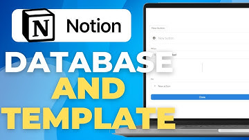 How To Connect A Database And Template In Notion (Buttons & Automations)