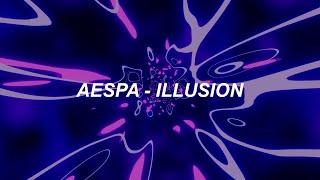 aespa 에스파 '도깨비불 (Illusion)' Easy Lyrics