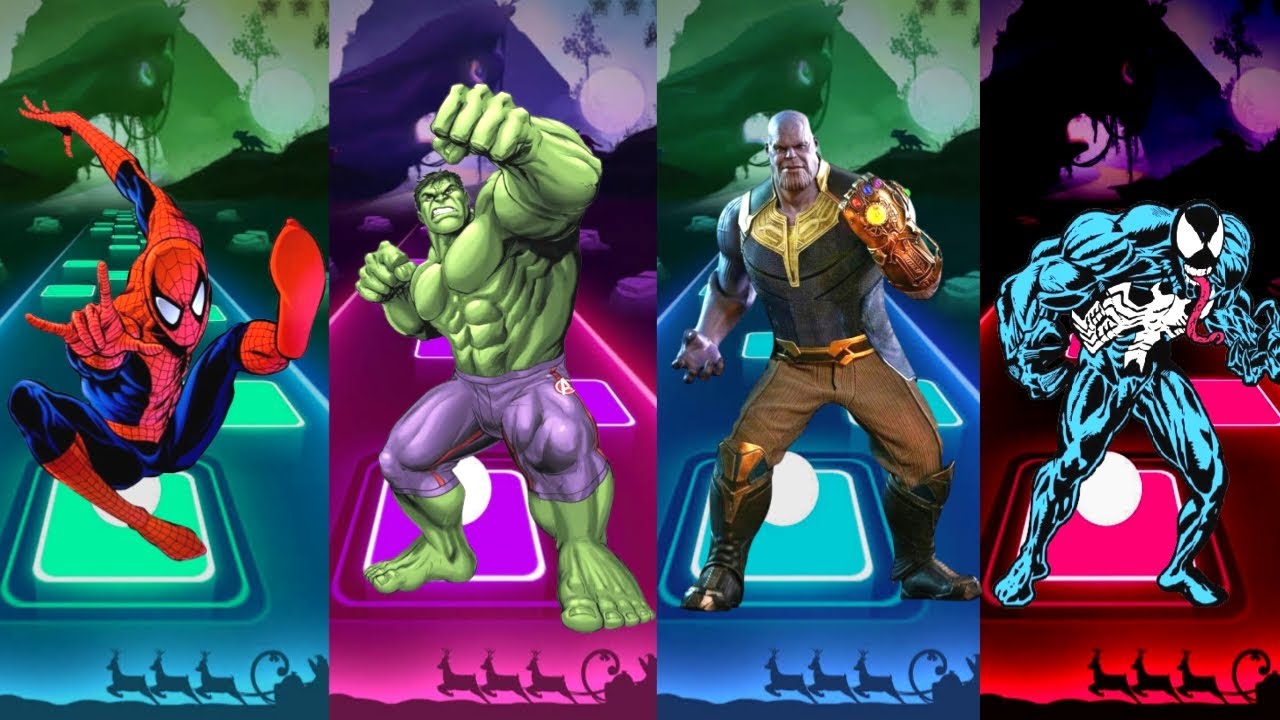 Avengers Cartoon 🆚 Spiderman 🆚 Hulk 🆚 Thanos 🎼 Very Good Very Well