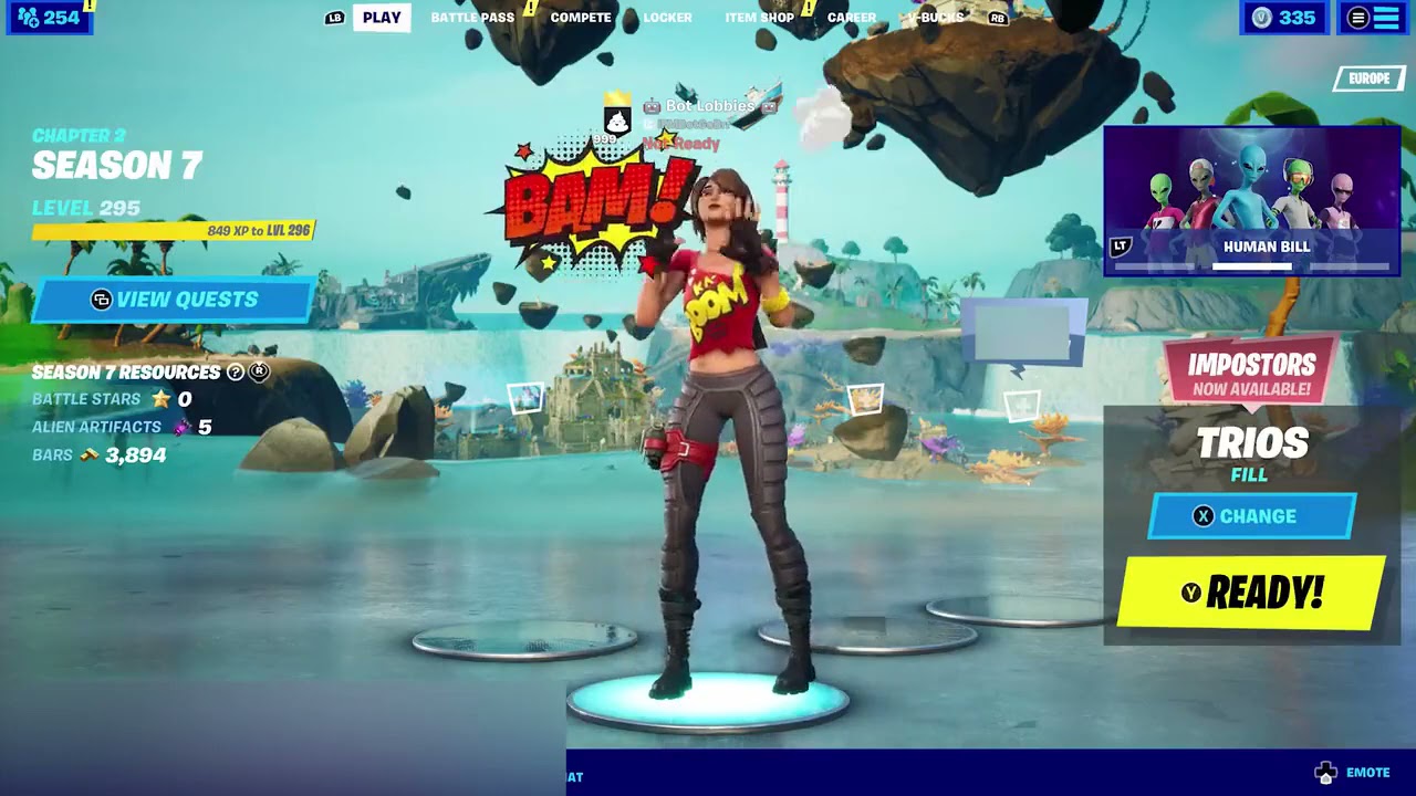 *NEW* BIM BAM BOOM EMOTE GAMEPLAY in Fortnite YouTube