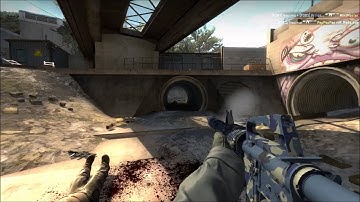 CSGO: ACE on Overpass - 1v5 Clutch