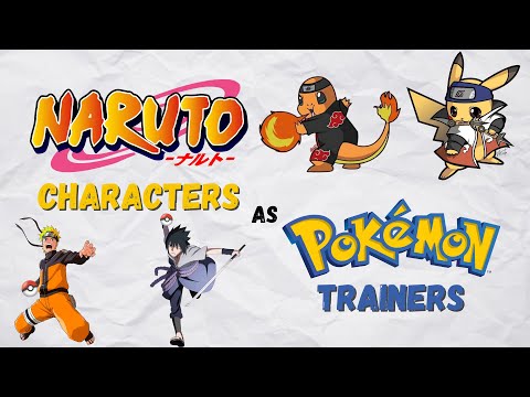 Naruto Characters as Pokémon Trainers