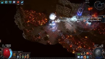 PoE 3.5 - The Sphere of Spears - Winter Orb CwC Ice Spear Elementalist - T16 Minotaur Guardian