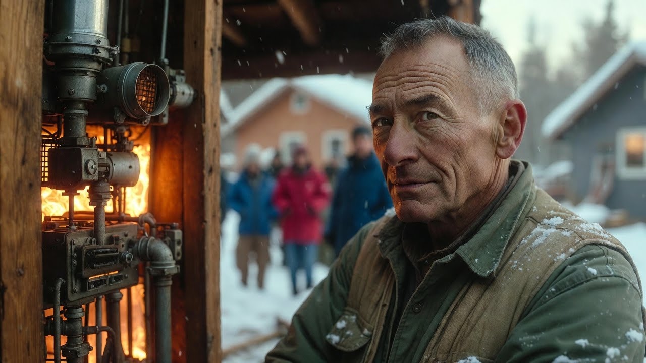 Exmilitar retirado compró una cabaña abandonada y descubrió un sistema secreto de calefacción