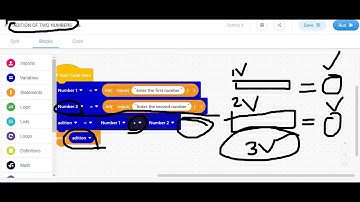 Calculations in EDUBLOCKS PYTHON