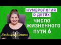 ЧИСЛО ЖИЗНЕННОГО ПУТИ 6|КОГДА вы знаете ПРЕДНАЗНАЧЕНИЕ РЕБЕНКА, то у него ВСЕ ПОЛУЧАЕТСЯ|НУМЕРОЛОГИЯ