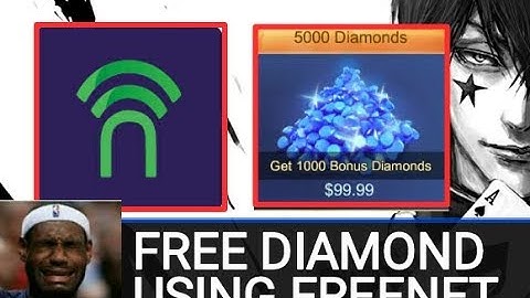 Free Diamond in Mobile Legend Using Freenet app full tutorial