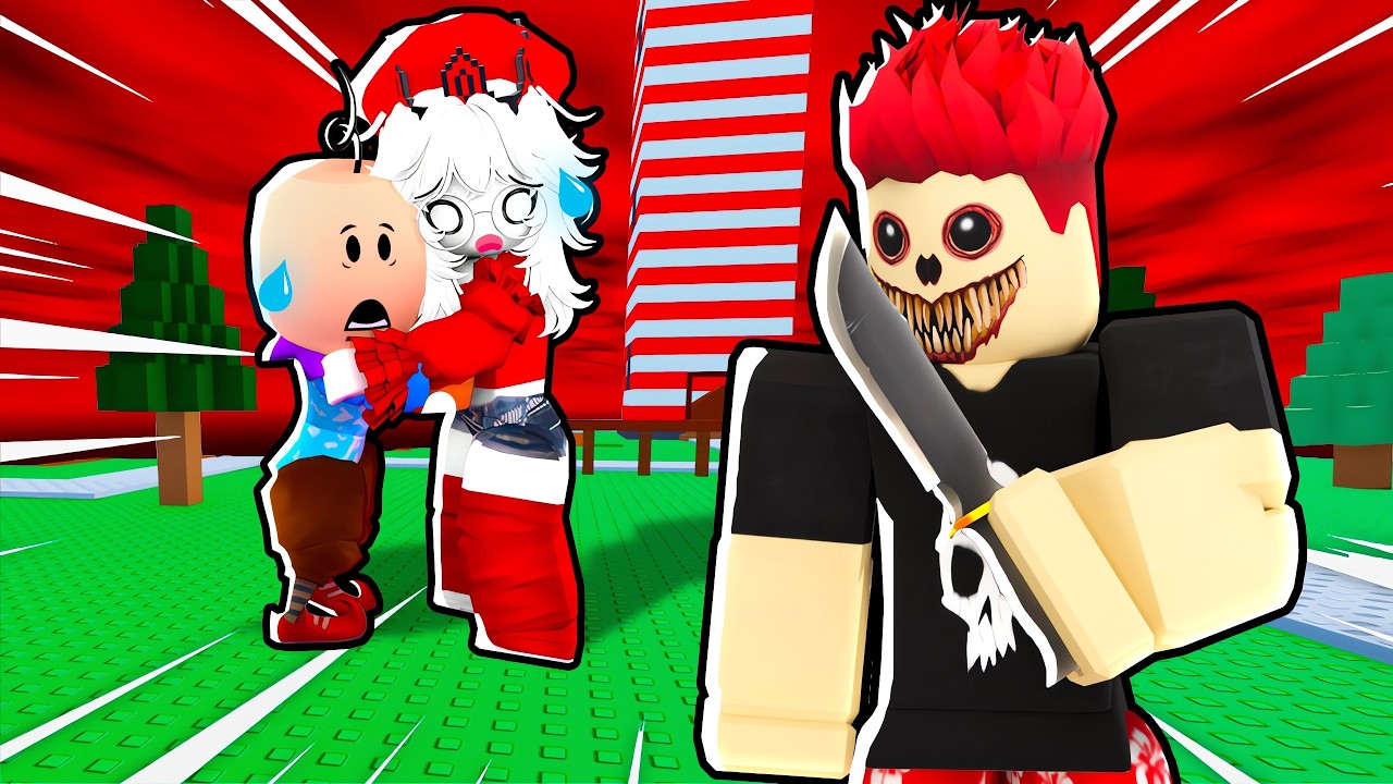 EL ACOSADOR NO PUEDE DEJAR DE SONREÍR (Brookhaven Roblox)