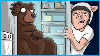 I HATE When There's A Bear in the Fridge! - Google Feud Funny Moments w/ BigJigglyPanda