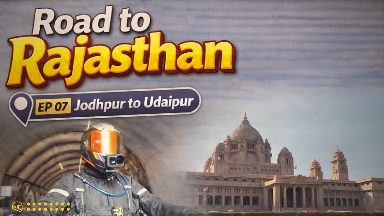Road to Rajasthan Solo Series | EP 07 | Jodhpur to Udaipur, Rajasthan | Honda H'ness CB350