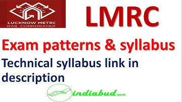 LMRC EXAM PATTERN AND FULL SYLLABUS ll JE ll ASSISTANT MANAGER ll