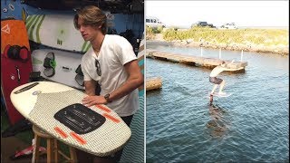 Lance Shows Us How to Dock Start and Foil Pump