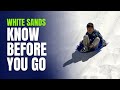 White Sands National Park Sledding and Snowboarding Guide | Everything You Need to Know
