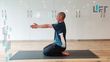 Seated trunk rotation bow and arrow - a great thoracic mobility exercise to build symmetry