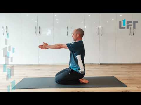 Seated trunk rotation bow and arrow - a great thoracic mobility exercise to build symmetry