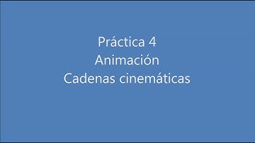 Animación - Cinemática directa e inversa