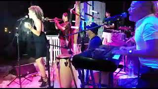 Macumba band playing Vibe Nation Beach Festival, Hodota Resort, Vietnam 2019