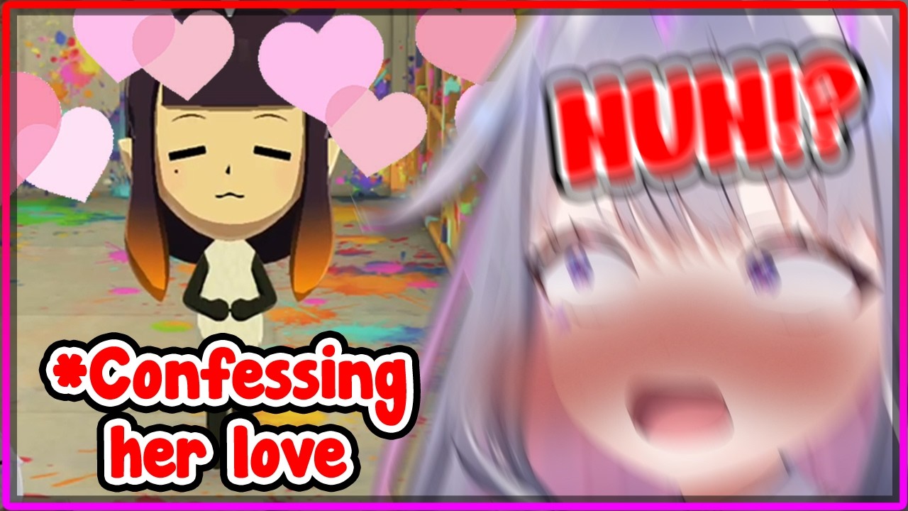 [ENG SUB/Hololive] Biboo's reactions when Ina suddenly confessing her love out of nowhere