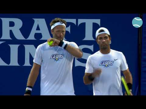New York Empire vs. Springfield Lasers 2020 with Kim Clijsters and Jack Sock | World TeamTennis