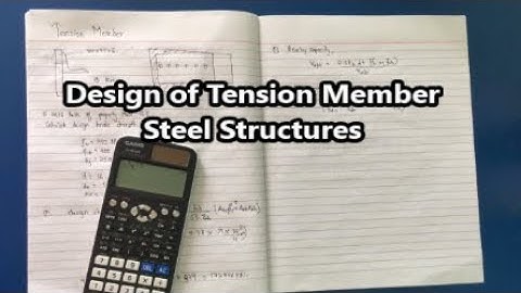 Design of Tension Member | Sub : Design Of Steel Structures | III/II | IOE TU |