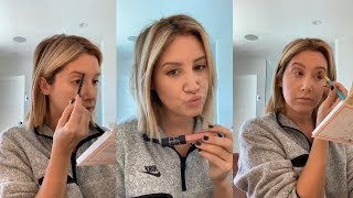 Ashley Tisdale | Instagram Live Stream | 15 October 2018 [Makeup Tutorial]