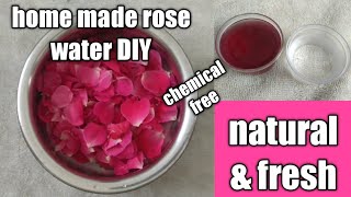 how to make rose water at home | easy & pure rose water DIY | for face, hair, eyes & skin|