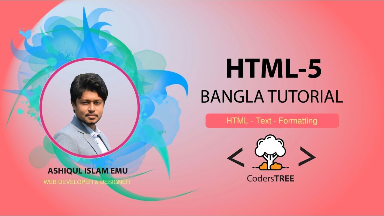 HTML - Text - Formatting - Part - 5 (HTML - Bangla - Tutorial - with ...