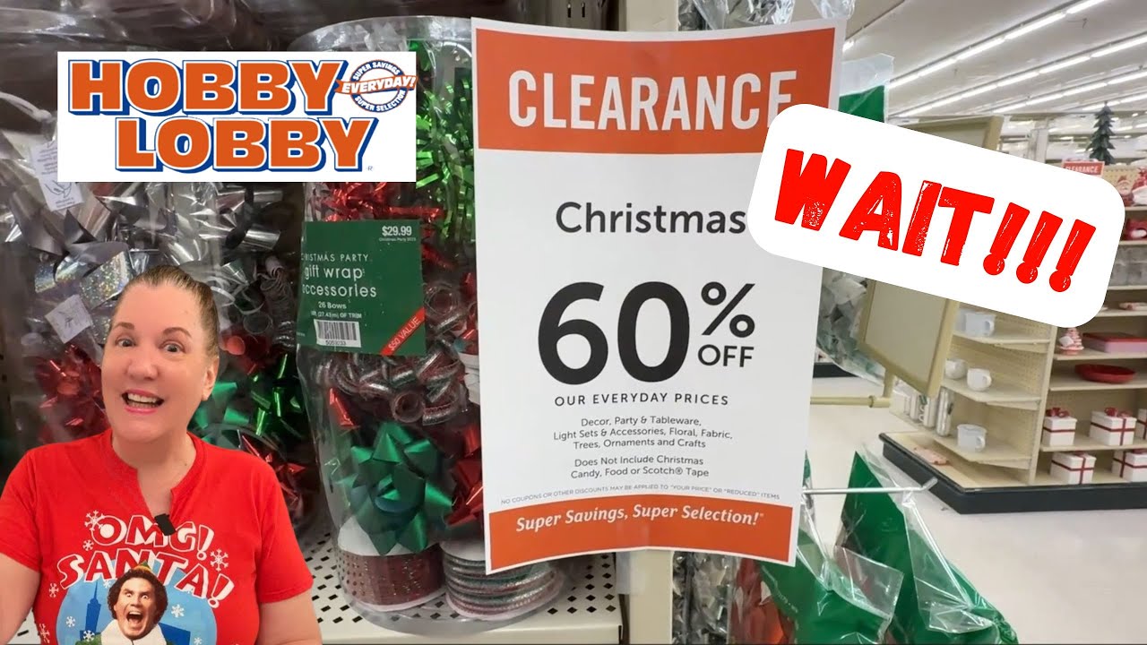 HOBBY LOBBY!! WAIT!!! 🎄 Don't Buy Yet!!! 🛑 