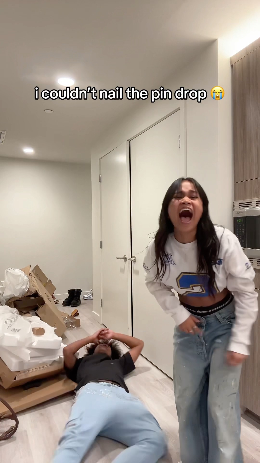here’s a blooper since yall love them ? #shorts #skyyjade