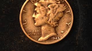 1945 Mercury Dime