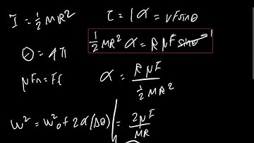 Question 15: A solid disk of mass M and radius R is spinning with angular speed w0 about an axis…