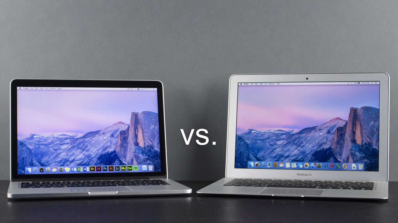 13-inch MacBook Pro (2016) vs. MacBook Air