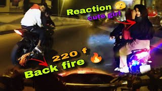 Reaction Girl Back Fire 220F