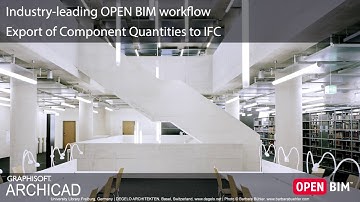 ARCHICAD 22 - Export of Component Quantities to IFC
