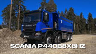 Самосвал Scania 8x8