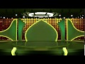 Entertainment tv studio set virtual green screen background loop 02