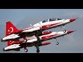 Airshow with Turkish Stars jets Türk Yıldızları at BIAS 2018