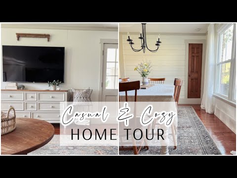 Cozy & Casual Summer Home Tour - Cottage Farmhouse Design