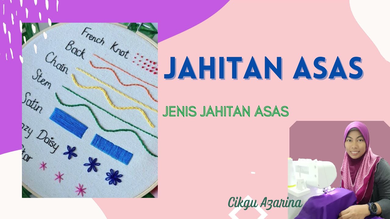 Jenis Jahitan Asas Youtube