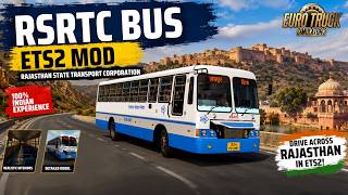RSRTC Bus Mod for ETS2 | Real Rajasthan Bus Driving Experience 🇮🇳 screenshot 1