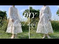 四角く切ってまっすぐ縫うプリーツタックスカートの作り方/プリーツスカート作り方/DIY skirt/How to make a pleated skirt