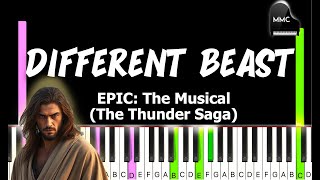 Different Beast - Epic The Musical Thunder Saga By Jorge Rivera-Herrans Synthesia Piano Tuturial