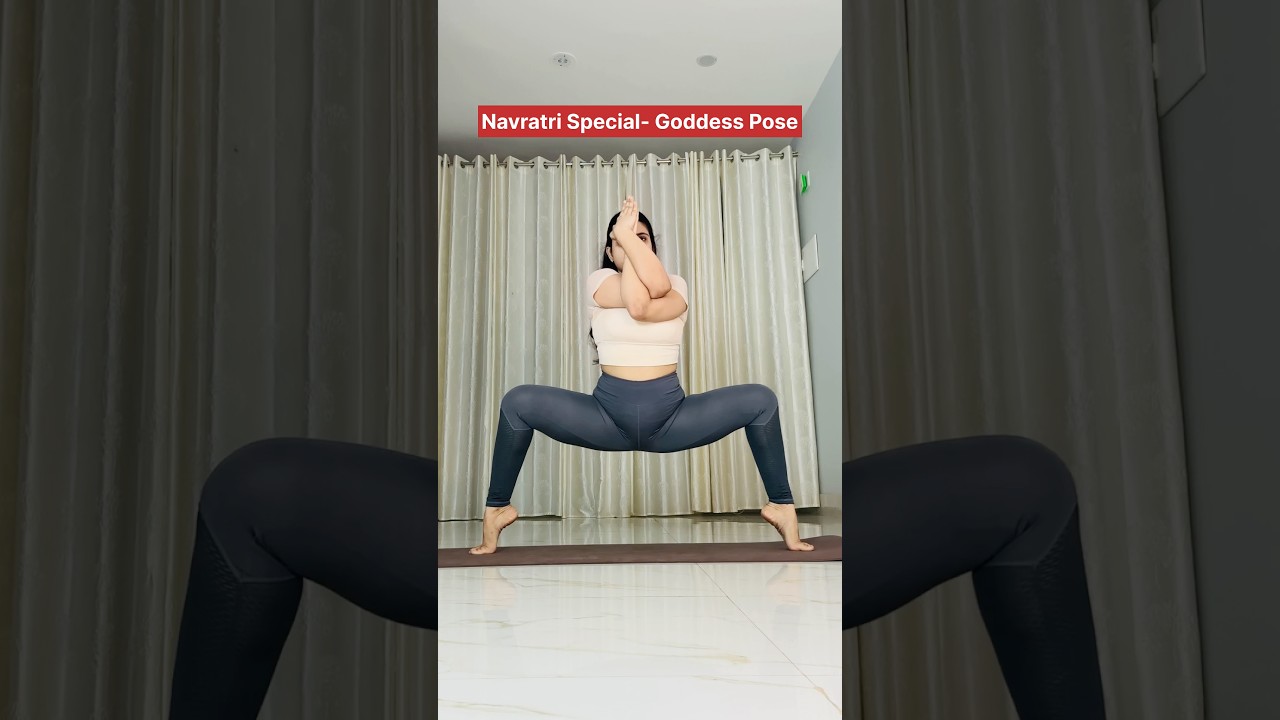 🔥 Пробудите свою силу с помощью позы богини | Урок по кальясане 