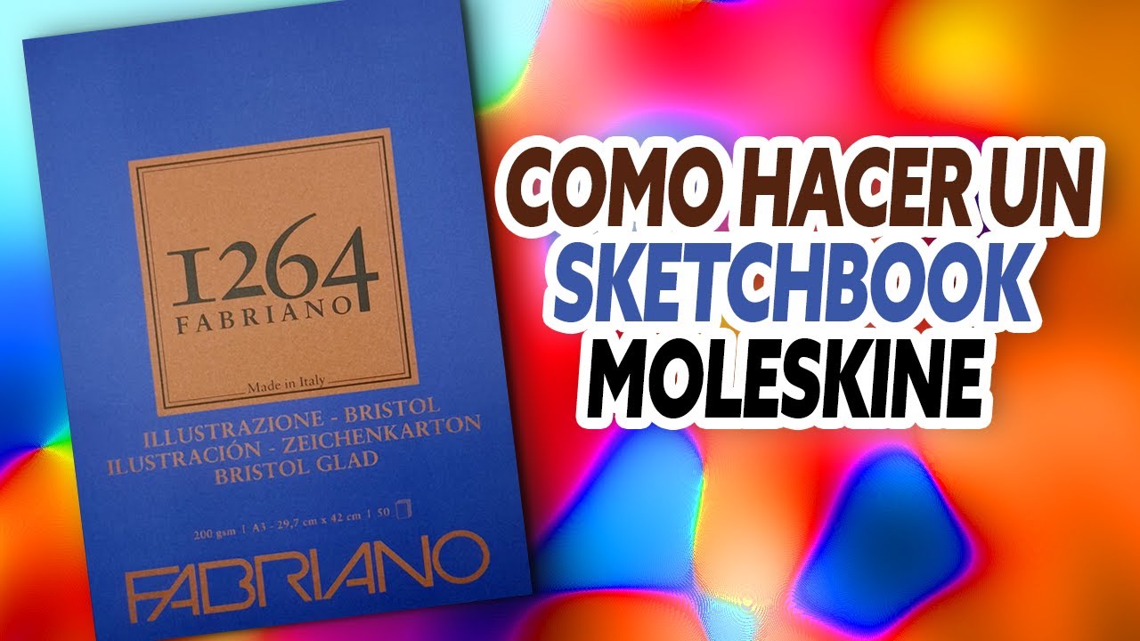 Tutorial ¡Realice un SKETCHBOOK NUEVO con este papel! Fabriano