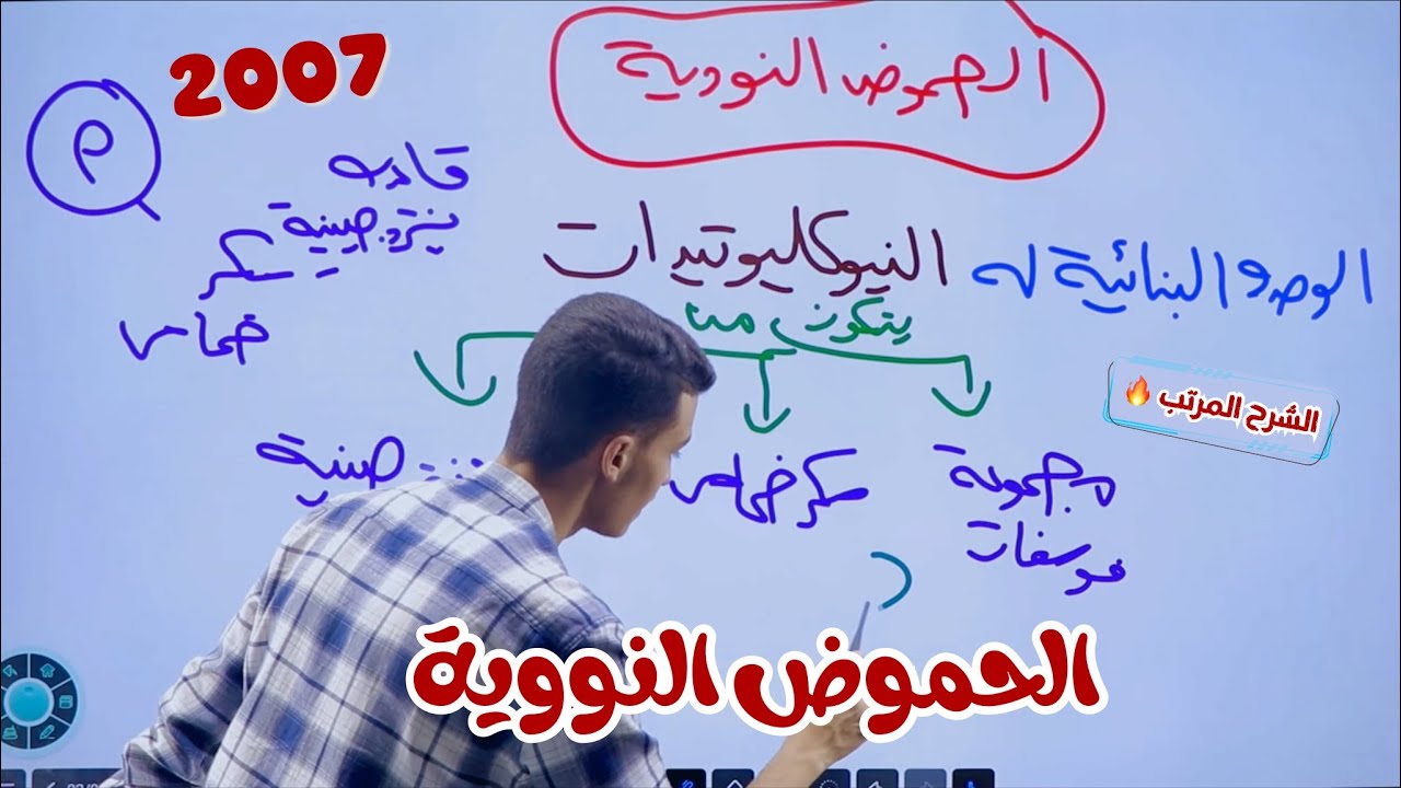 المركبات العضوية الحيوية ( الحموض النووية ) توجيهي 2007 💙
